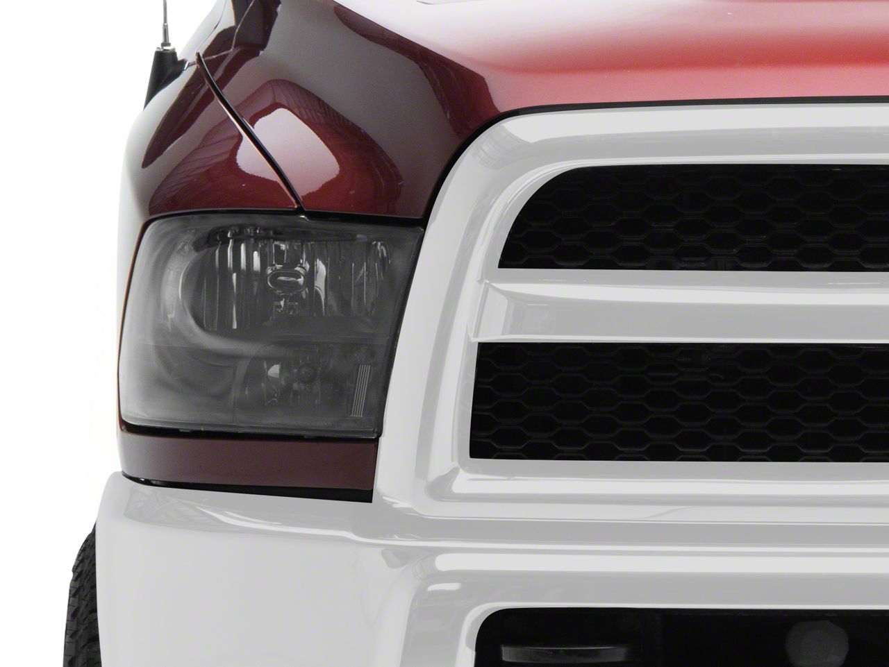 2pcs Par Black Quad Headlghts Headlamps For 2009-2018 Dodge Ram 1500