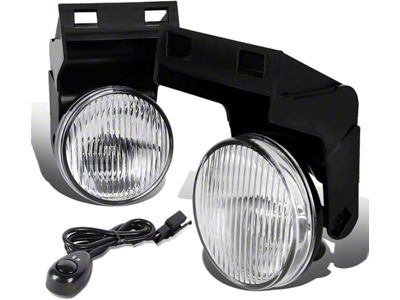 Fog Lights with Switch; Clear (94-98 RAM 3500)