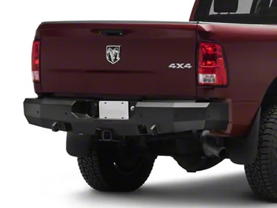 Fortis Rear Bumper; Textured Black (10-25 RAM 3500)