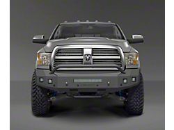 Fortis Winch Front Bumper with Hoop; Textured Black (10-18 RAM 3500)
