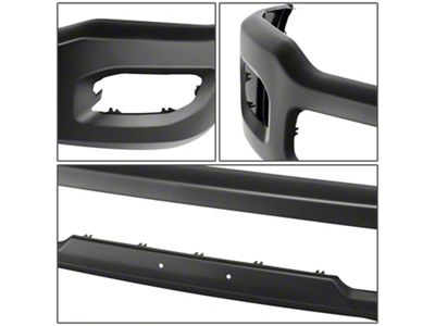 Front Bumper with Fog Light Openings; Black (19-25 RAM 3500)