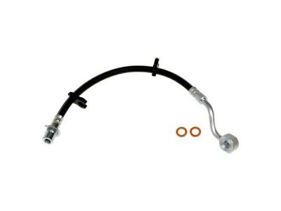 Front Outer Brake Hydraulic Hose; Driver Side (14-17 2WD RAM 3500)