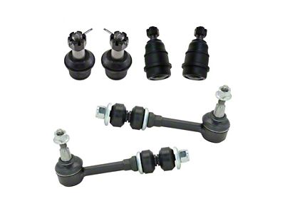 Front Upper and Lower Ball Joints with Sway Bar Links (03-05 4WD RAM 3500)