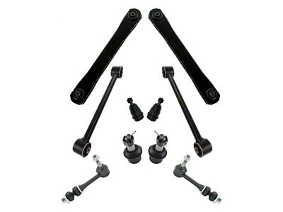 Front Upper and Lower Control Arms with Ball Joints and Front Sway Bar Links (03-05 4WD RAM 3500)
