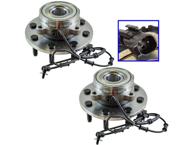 Front Wheel Bearing and Hub Assembly Set (06-08 4WD RAM 3500)