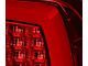 G2 White Bar LED Tail Lights; Chrome Housing; Red Lens (10-18 RAM 3500 w/ Factory Halogen Tail Lights)