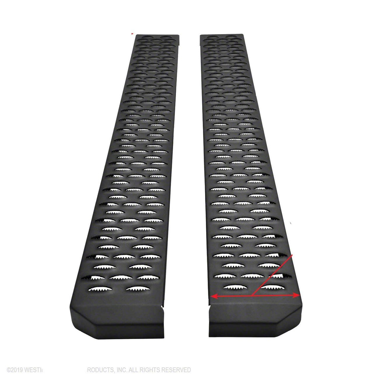 Side Steps For A Dodge Ram 1500 Westin SG6 Running Boards