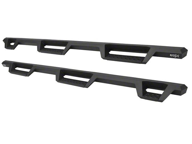 Westin HDX Drop Wheel-to-Wheel Nerf Side Step Bars; Textured Black (10-18 RAM 3500 Crew Cab w/ 6.4-Foot Box)
