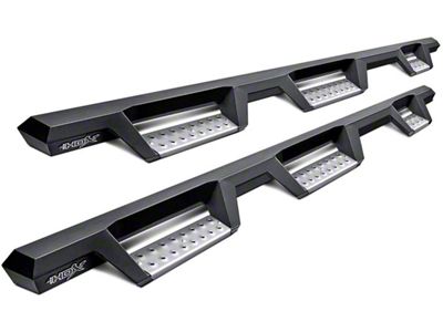 Westin HDX Stainless Wheel-to-Wheel Drop Nerf Side Step Bars; Textured Black (19-24 RAM 3500 Crew Cab SRW w/ 8-Foot Box)