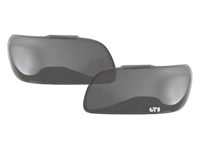 Headlight Covers; Carbon Fiber Look (94-02 RAM 3500)