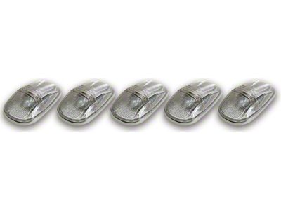 Hi-5 Cab Roof Light Kit; 99-02 Dodge Style; Clear (Universal; Some Adaptation May Be Required)