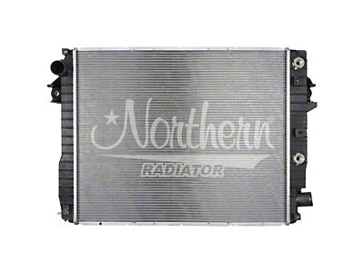 High Performance Plastic Tank Radiator; 26-5/8 x 21-7/8 x 1-5/8 (13-18 6.7L RAM 3500)