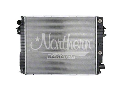 High Performance Plastic Tank Radiator; 26-5/8 x 21-7/8 x 1-5/8 (13-18 6.7L RAM 3500)