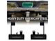 Hitch Bar Reverse 7-Inch LED Flood Lighting Heavy Duty Bolt-On Blacked Out Kit (19-24 RAM 3500)
