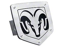 RAM Class II Hitch Cover; Brushed (Universal; Some Adaptation May Be Required)