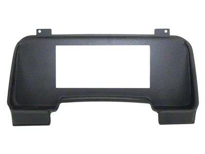 Holley 6.86-Inch Dash Panel; Matte Black (94-97 RAM 3500)