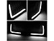 Honeycomb Mesh Style Upper Replacement Grille with LED DRL Light; Matte Black (03-05 RAM 3500)