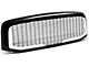 Honeycomb Mesh Upper Replacement Grille with LED DRL Light; Gloss Black (06-09 RAM 3500)