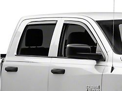 In-Channel Ventvisor Window Deflectors; Front and Rear; Dark Smoke (10-25 RAM 3500 Crew Cab)