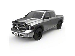 EGR In-Channel Window Visors; Front and Rear; Matte Black (10-18 RAM 3500 Crew Cab)