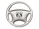 RAM Head Logo Chrome Steering Wheel Key Fob