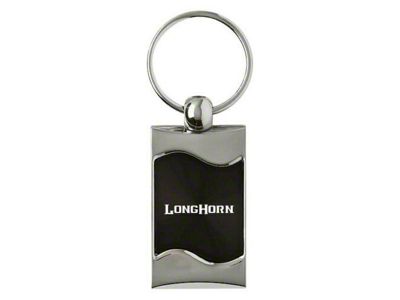Longhorn Rectangular Wave Key Fob