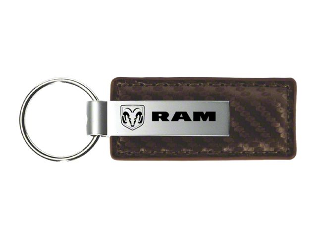 RAM Carbon Fiber Leather Key Fob