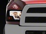 Raxiom LED Bar Headlights; Black Housing; Clear Lens (10-18 RAM 3500 w/ Factory Halogen Non-Projector Headlights)
