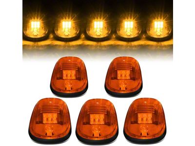 LED Cab Roof Lights; Amber (03-18 RAM 3500)