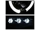 LED Halo Projector Headlights; Black Housing; Clear Lens (03-05 RAM 3500)