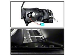LED Halo Projector Headlights; Black Housing; Smoked Lens (94-02 RAM 3500)