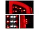 LED Light Bar Style Tail Lights; Black Housing with Smoked Lens (07-09 RAM 3500)