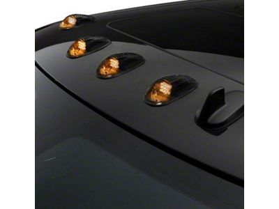 LED Roof Cab Lights; Smoked (03-18 RAM 3500)