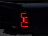 LED Sequential Tail Lights; Gloss Black Housing; Smoked Lens (19-24 RAM 3500 w/ Factory Halogen Tail Lights)