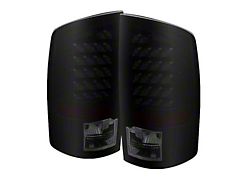LED Tail Lights; Black Housing; Smoked Lens (03-06 RAM 3500)