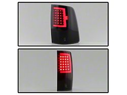 LED Tail Lights; Black Housing; Smoked Lens (13-18 RAM 3500 w/ Factory LED Tail Lights)