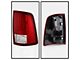 LED Tail Lights; Chrome Housing; Red Clear Lens (13-18 RAM 3500 w/ Factory LED Tail Lights)