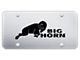 Big Horn Laser Etched License Plate; (Universal; Some Adaptation May Be Required)
