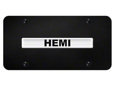 HEMI License Plate (Universal; Some Adaptation May Be Required)