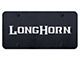 Longhorn Laser Etched License Plate (Universal; Some Adaptation May Be Required)