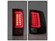 Light Bar LED Tail Lights; Black Housing; Smoked Lens (10-18 RAM 3500 w/ Factory Halogen Tail Lights)