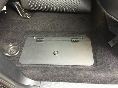 Lockable Behind Seat Floor Storage (10-18 RAM 3500 Crew Cab)