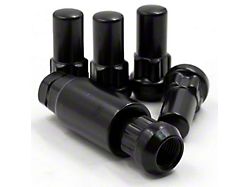 Locks with Key for Black Acorn Lug Nuts; 14mm x 1.5 (12-26 RAM 3500)