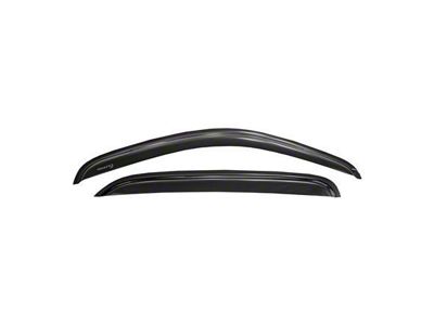 Low Profile Rain Guards; Smoked (10-23 RAM 3500 Regular Cab)
