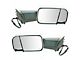 Manual Folding Towing Mirrors; Chrome Cap (10-12 RAM 3500)
