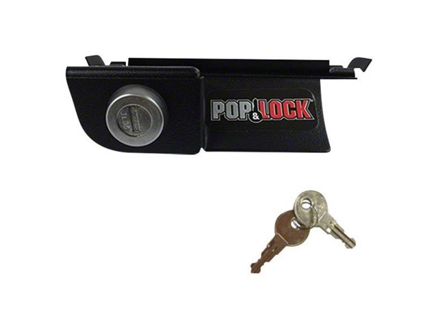 Manual Tailgate Lock; Black (02-09 RAM 3500)