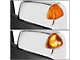 Manual Towing Mirrors with Amber Turn Signals; Chrome (03-09 RAM 3500)