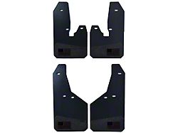 Merica Mud Flaps; Rear; Black (19-24 RAM 3500 SRW)