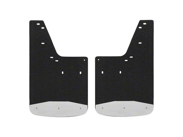 Textured Rubber Mud Guards; Front or Rear; 12-Inch x 20-Inch (03-09 RAM 3500)