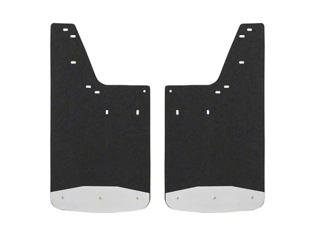 Textured Rubber Mud Guards; Front or Rear; 12-Inch x 23-Inch (03-09 RAM 3500)